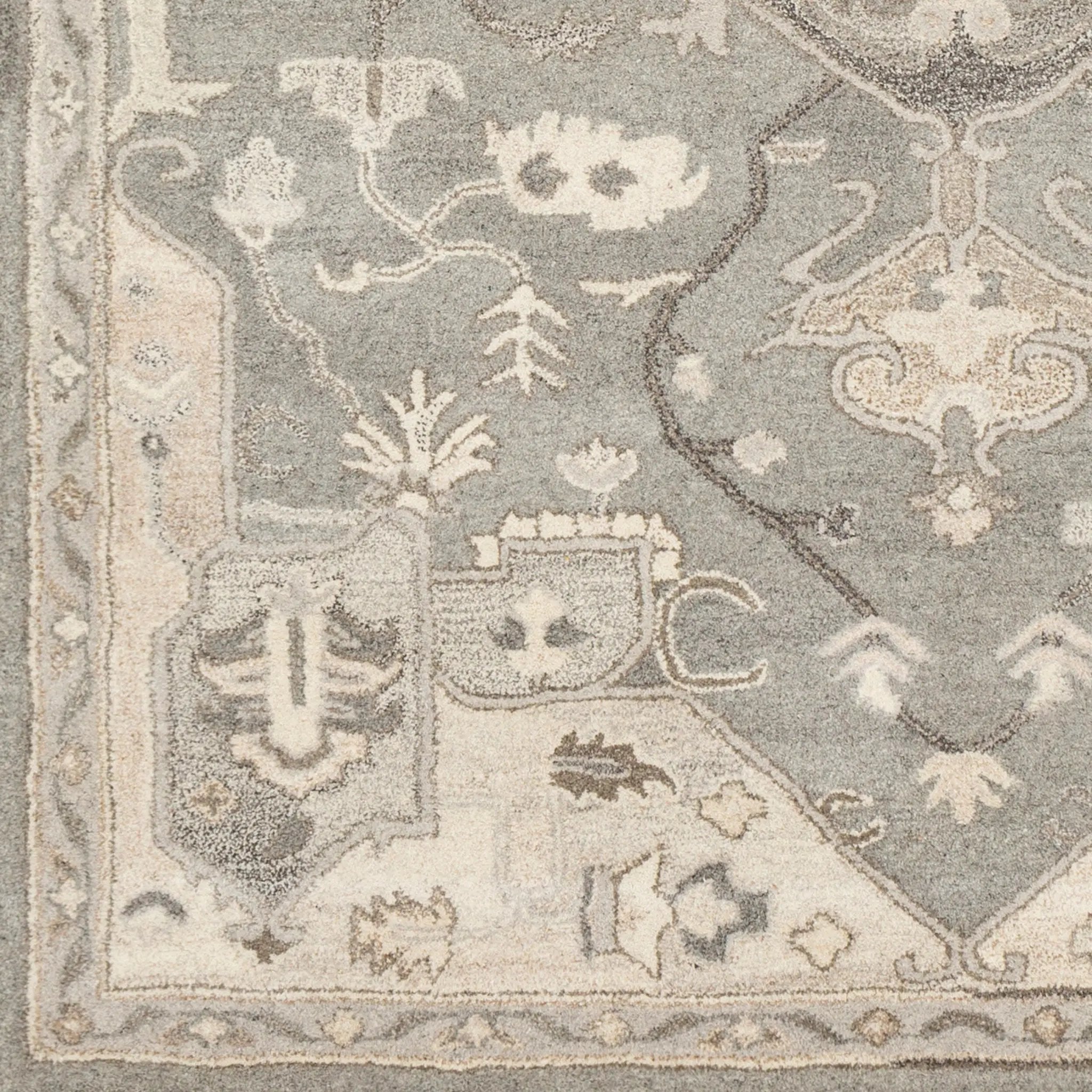 Caesar CAE-1196 Taupe Area Rug by LIVABLISS