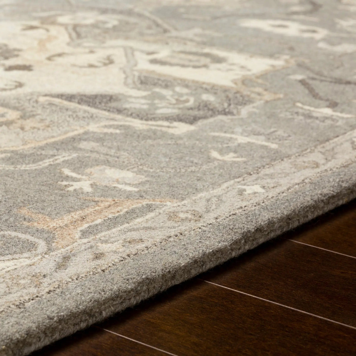 Caesar CAE-1196 Taupe Area Rug by LIVABLISS