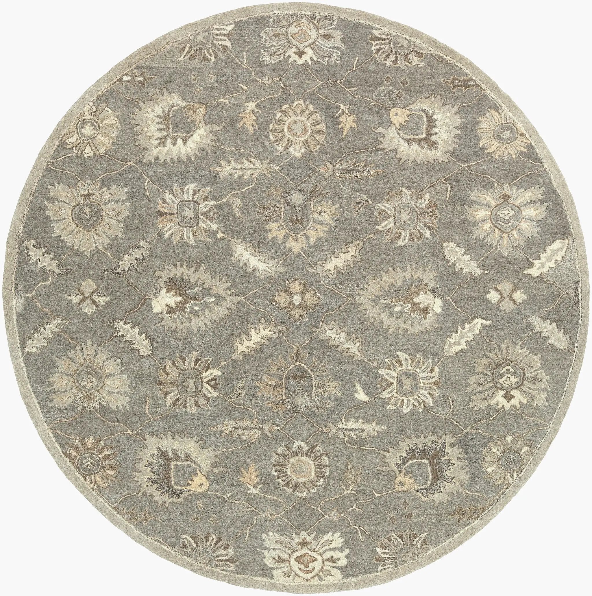 Caesar CAE-1199 Taupe Area Rug by LIVABLISS
