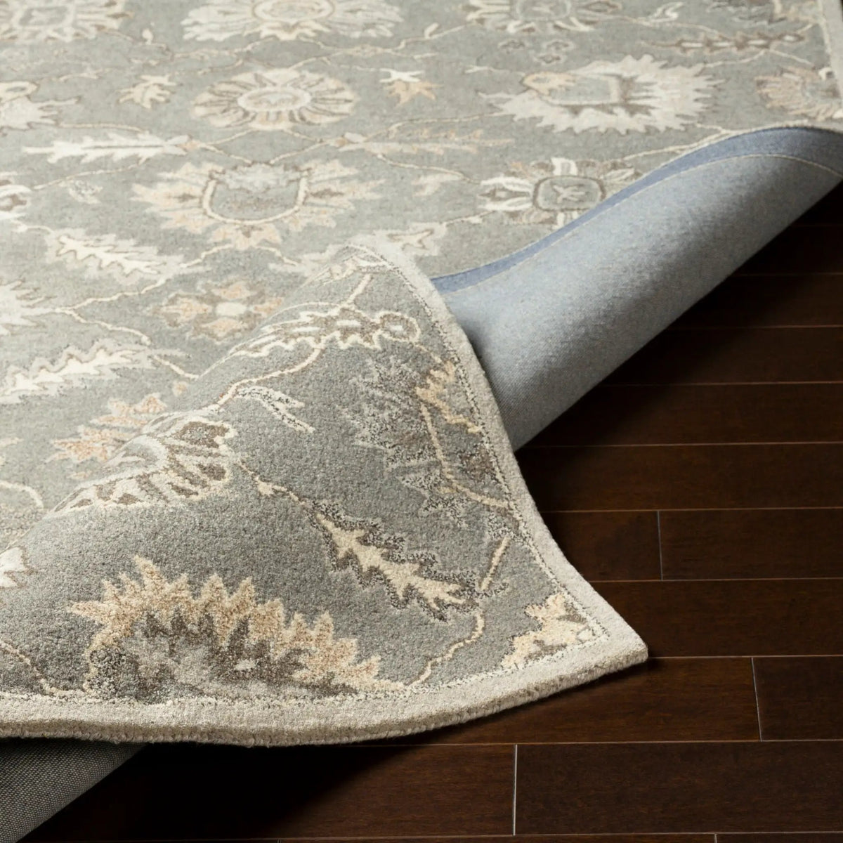 Caesar CAE-1199 Taupe Area Rug by LIVABLISS