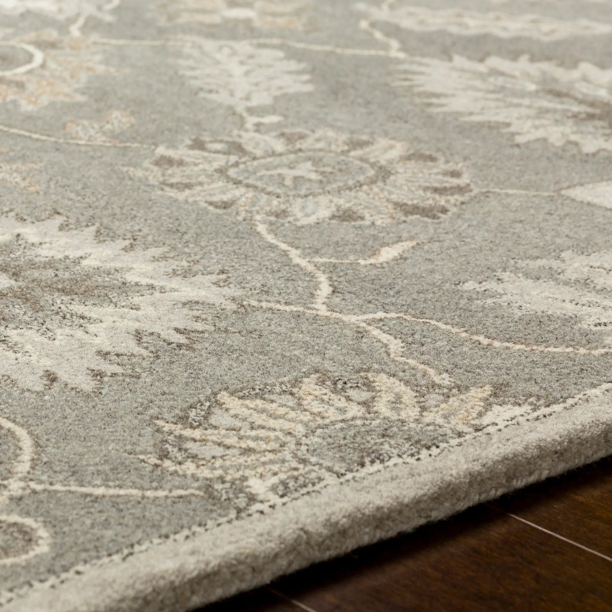 Caesar CAE-1199 Taupe Area Rug by LIVABLISS