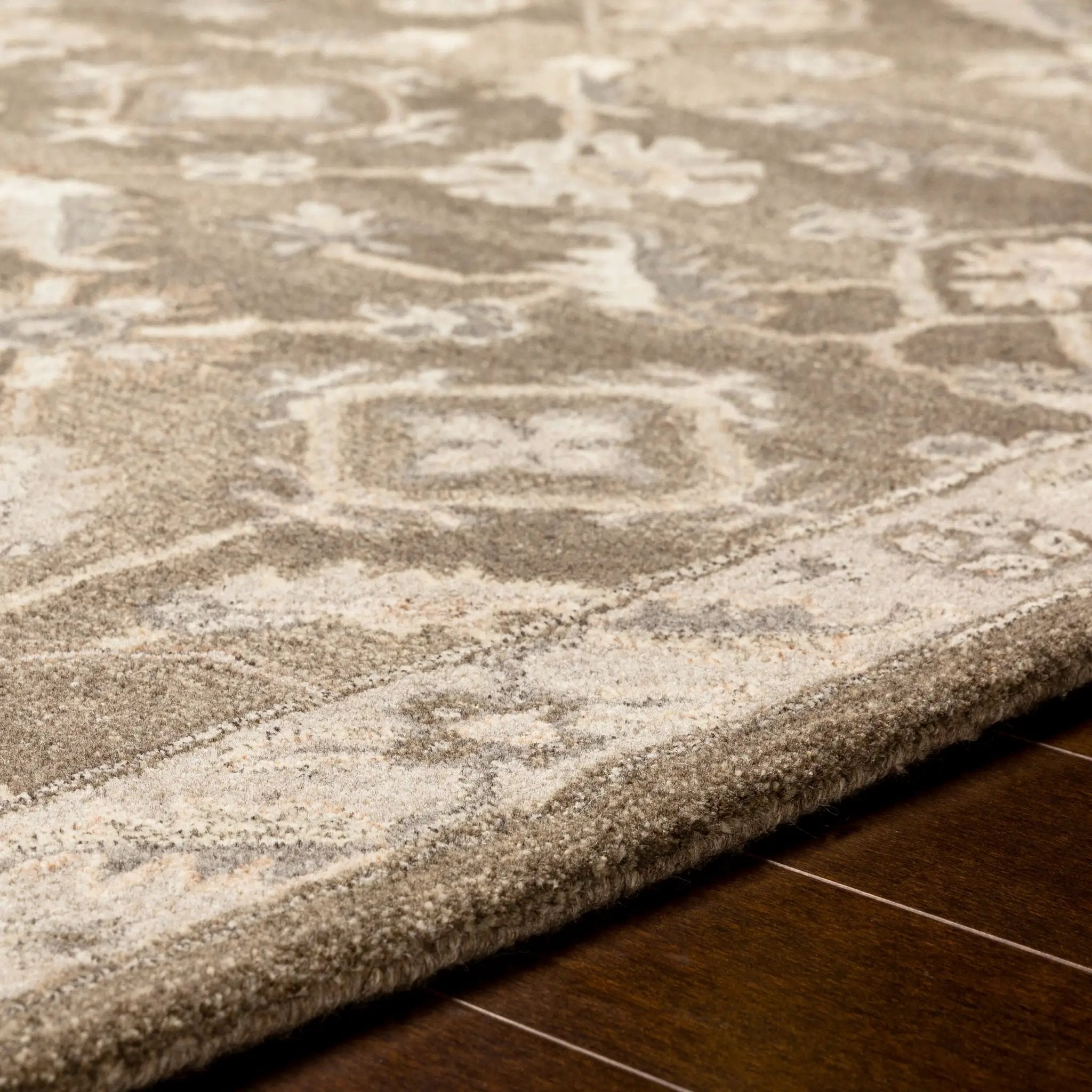 Caesar CAE-1200 Charcoal Area Rug by LIVABLISS