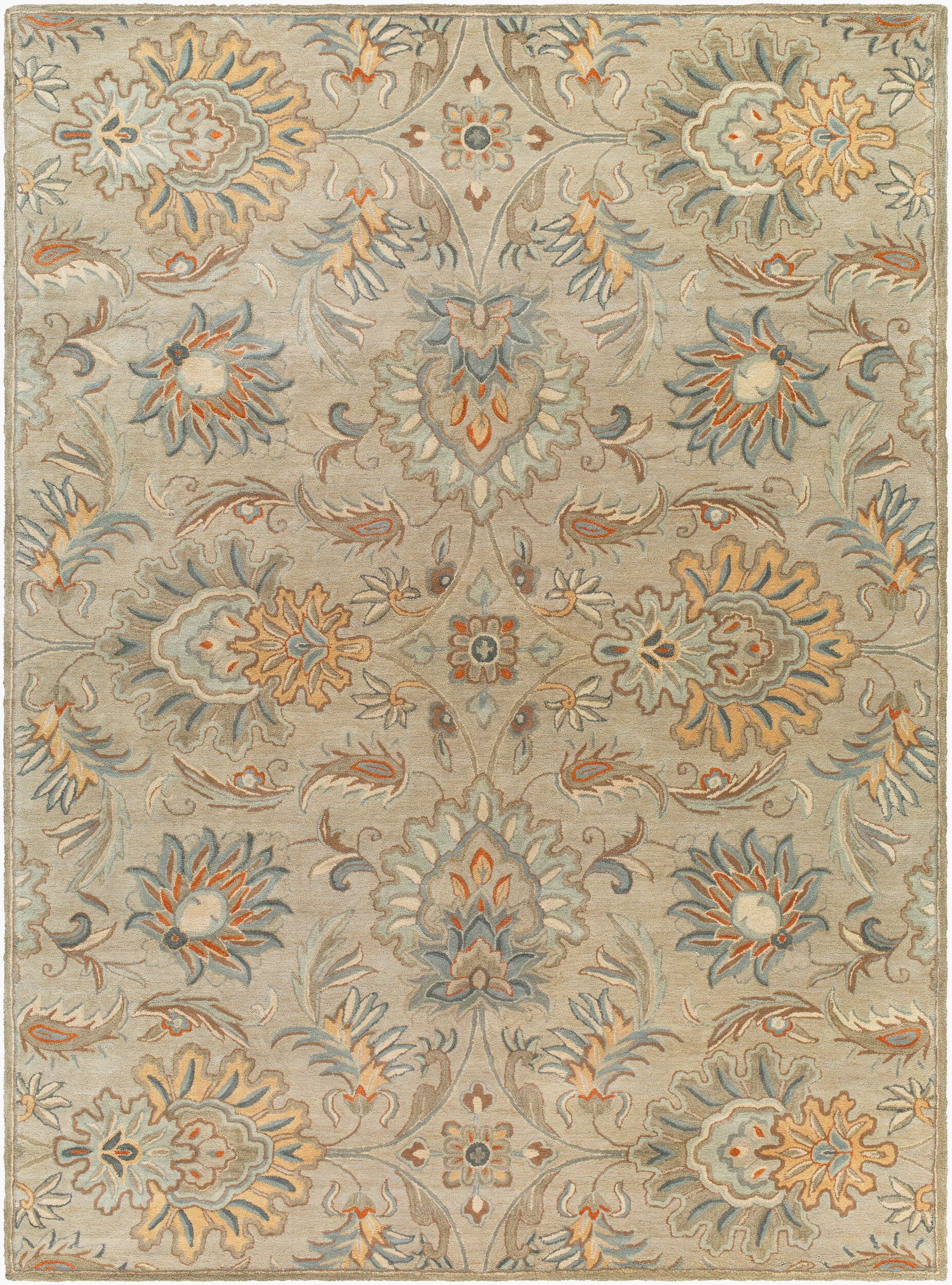 LIVABLISS Caesar CAE-1227 Medium Gray Hand Tufted Area Rug