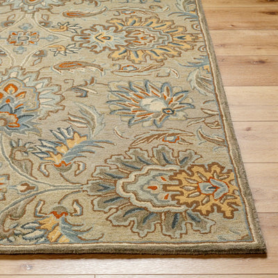 Caesar CAE-1227 Medium-Gray Area Rug by LIVABLISS