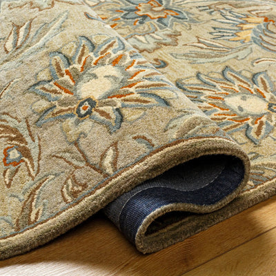 Caesar CAE-1227 Medium-Gray Area Rug by LIVABLISS