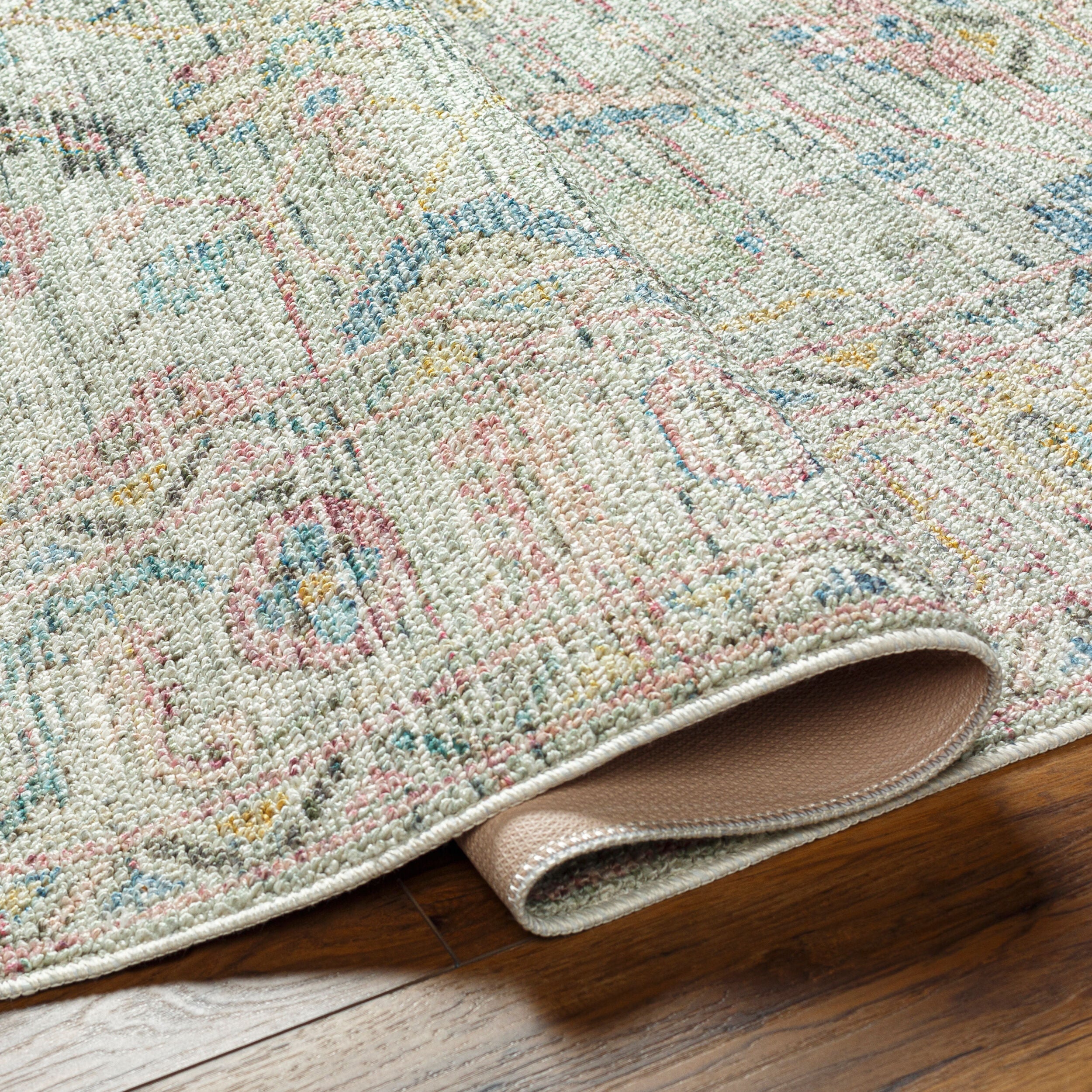 Surya Calhoun CAH-2304 Slate Machine Washable Area Rug by LIVABLISS