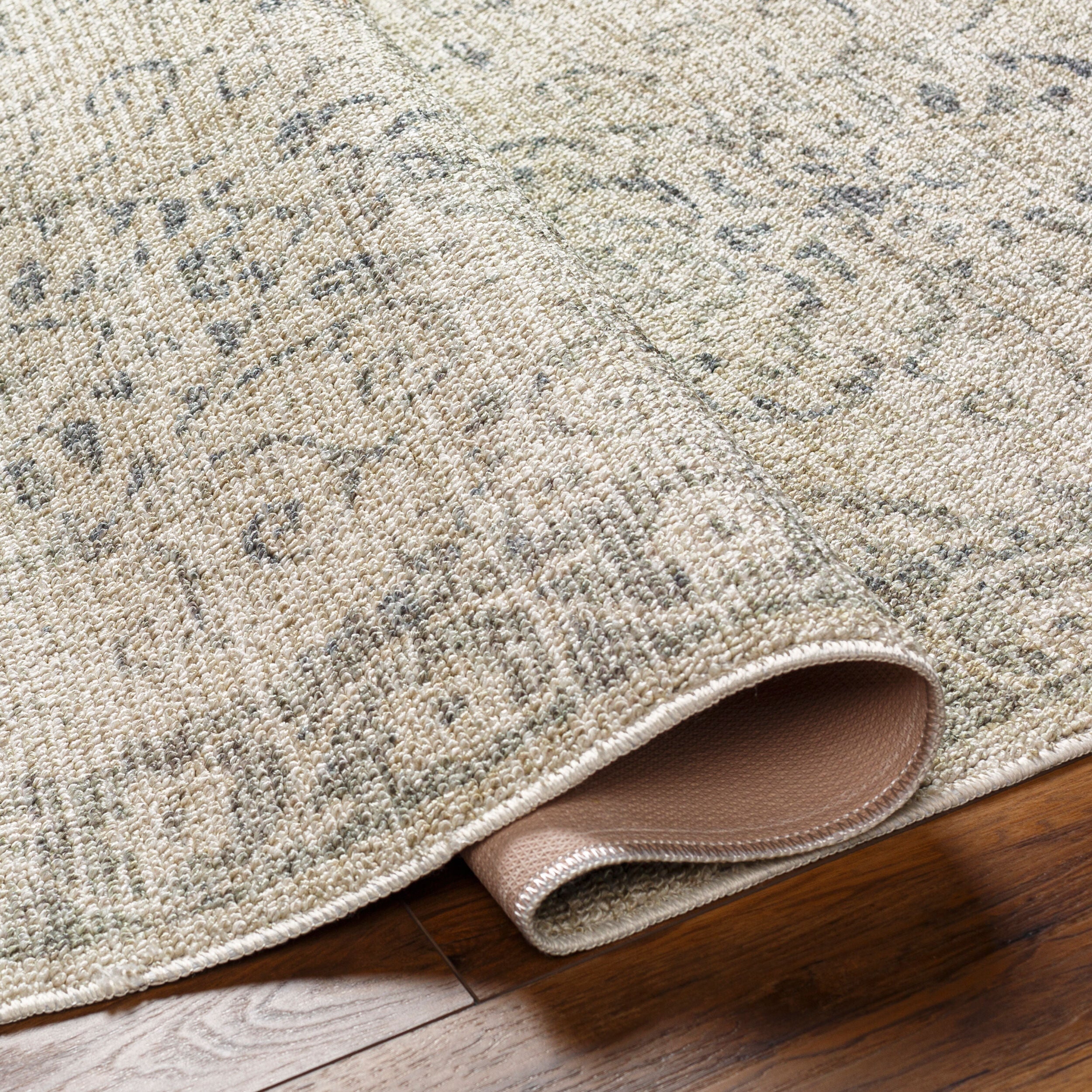 Surya Calhoun CAH-2305 Beige Machine Washable Area Rug by LIVABLISS