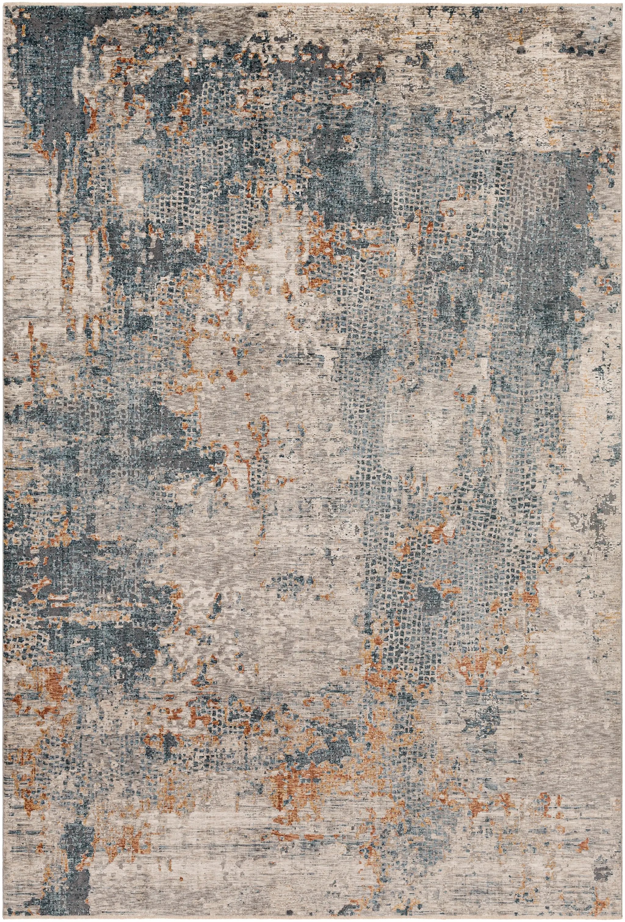 Cardiff CDF-2305 Medium-Gray Area Rug by LIVABLISS