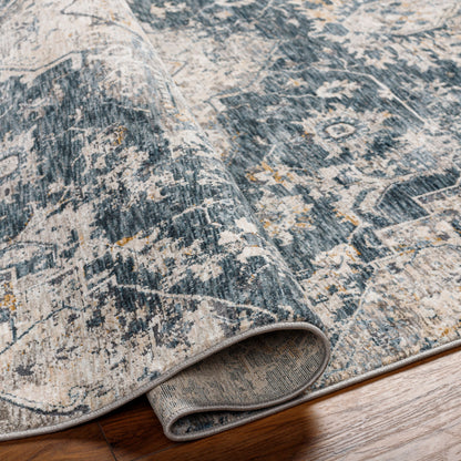 Surya Cardiff CDF-2307 Deep Teal Area Rug by LIVABLISS