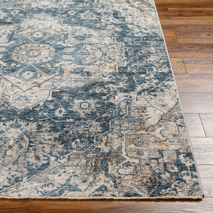 Surya Cardiff CDF-2307 Deep Teal Area Rug by LIVABLISS
