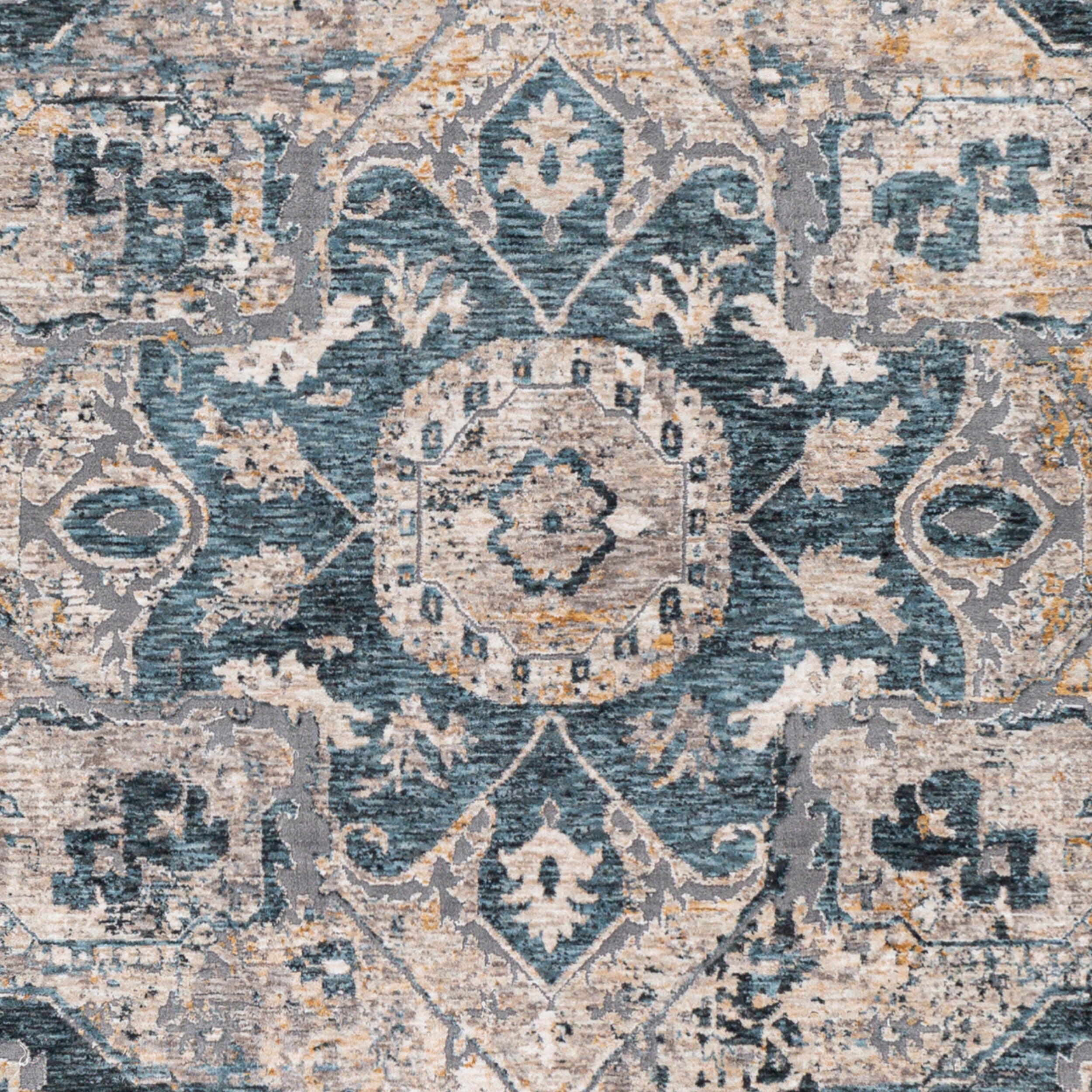 Surya Cardiff CDF-2307 Deep Teal Area Rug by LIVABLISS