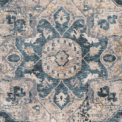Surya Cardiff CDF-2307 Deep Teal Area Rug by LIVABLISS