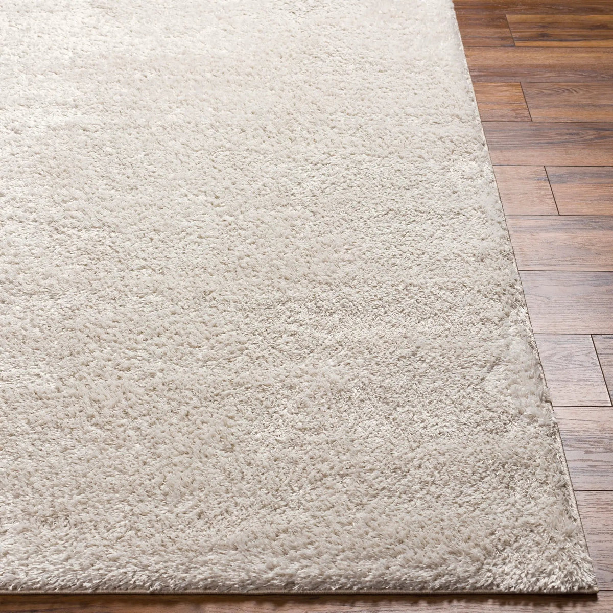 LIVABLISS Cloudy Shag CDG-2301 Light-Beige Area Rug