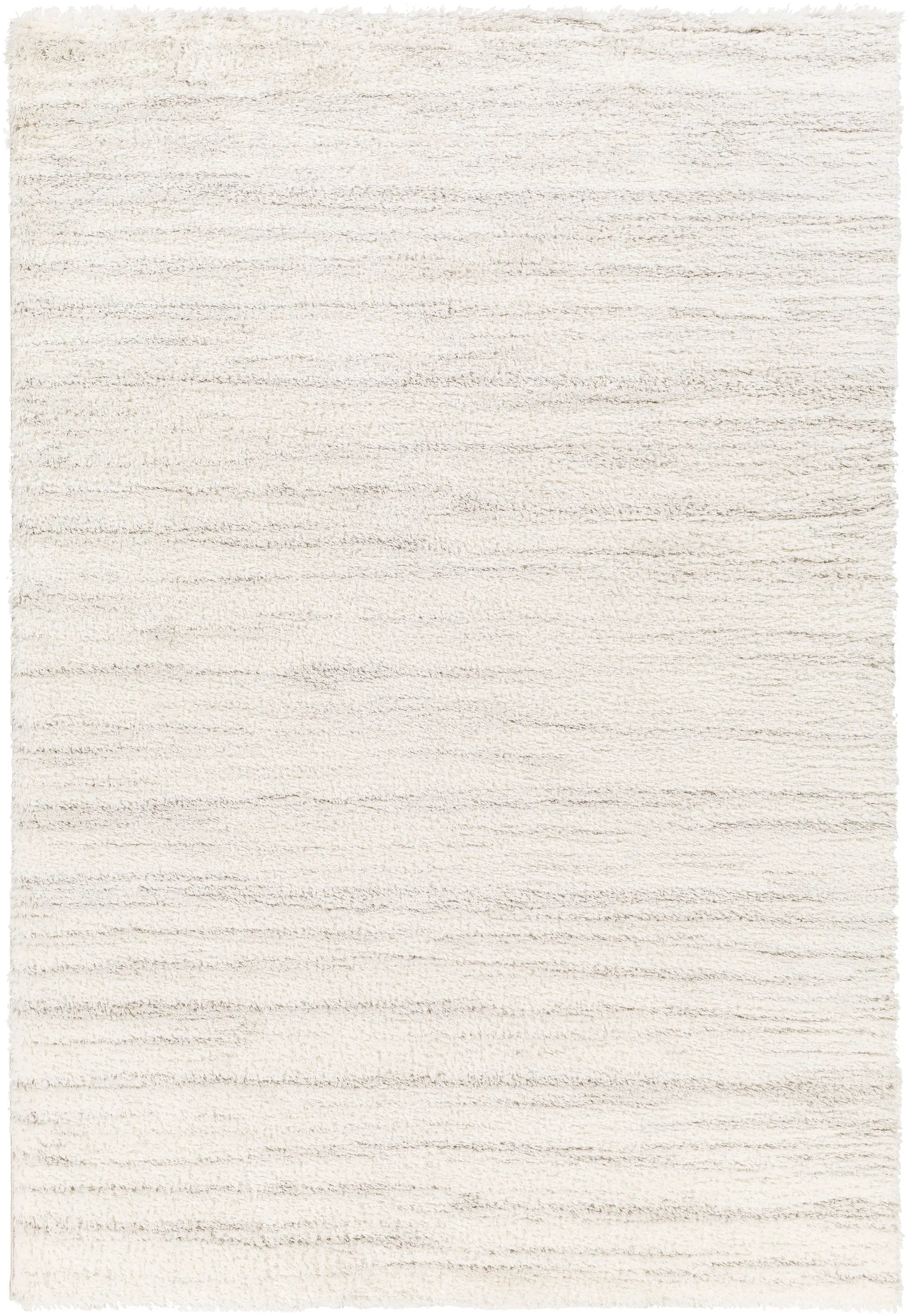 Cloudy Shag CDG-2307 Off-White Area Rug by LIVABLISS