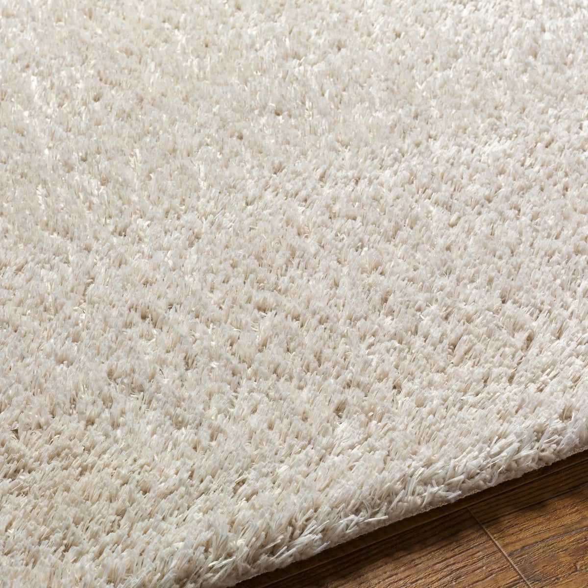 Cloudy Shag CDG-2307 Off-White Area Rug by LIVABLISS