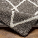 Surya Cloudy Shag CDG-2313 Charcoal Area Rug by LIVABLISS