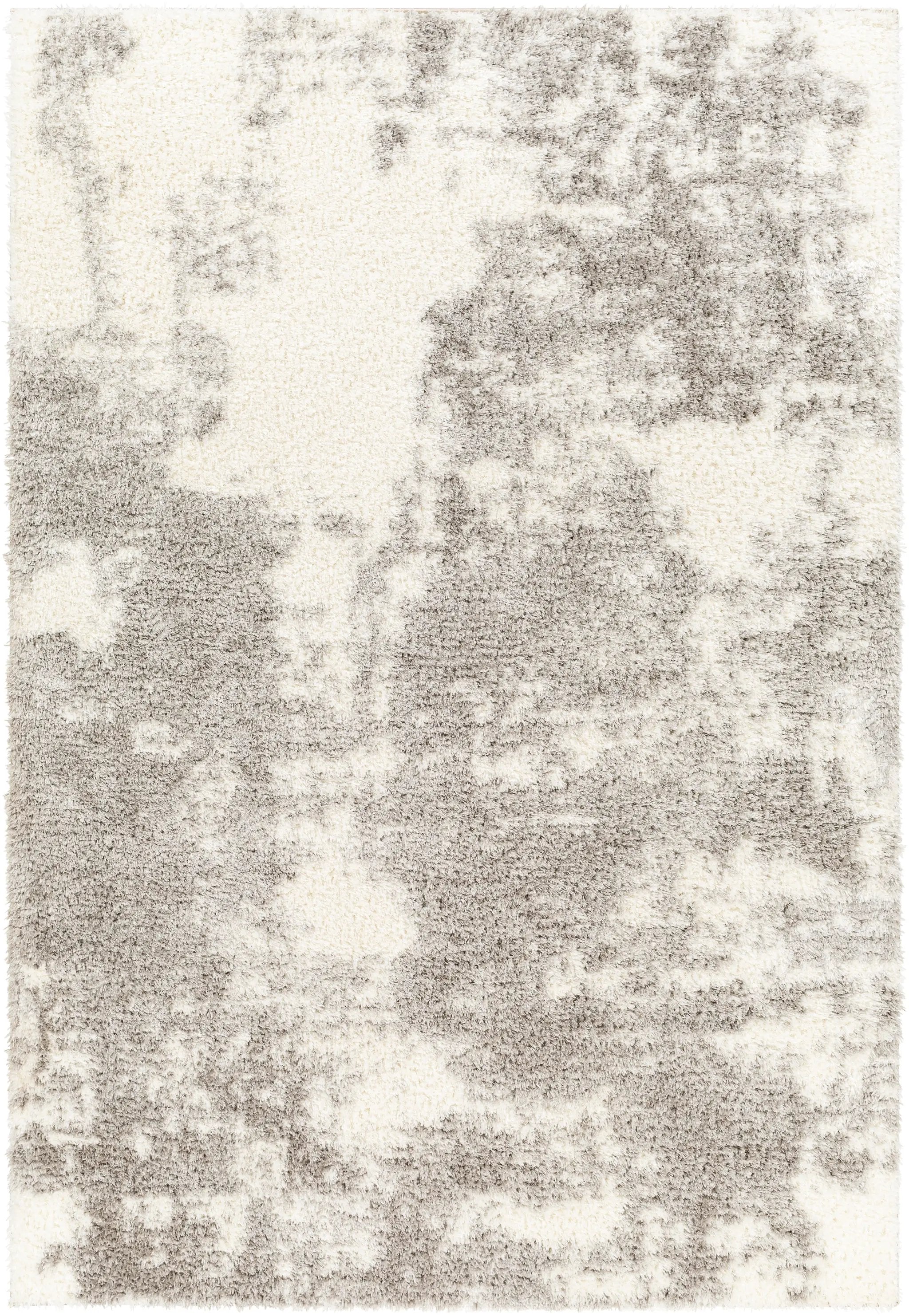 Cloudy Shag CDG-2318 Off-White Area Rug by LIVABLISS