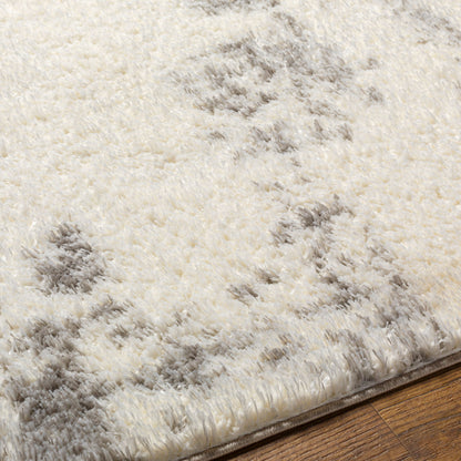 Surya Cloudy Shag CDG-2318 Off-White Area Rug by LIVABLISS