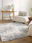 Surya Cloudy Shag CDG-2327 Off-White Area Rug by LIVABLISS