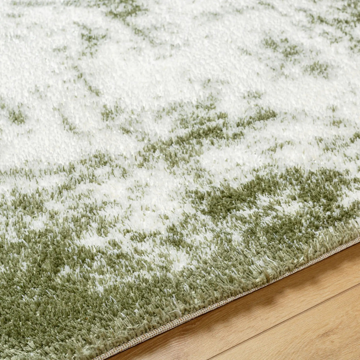 Cloudy Shag CDG-2329 Off-White Area Rug by LIVABLISS