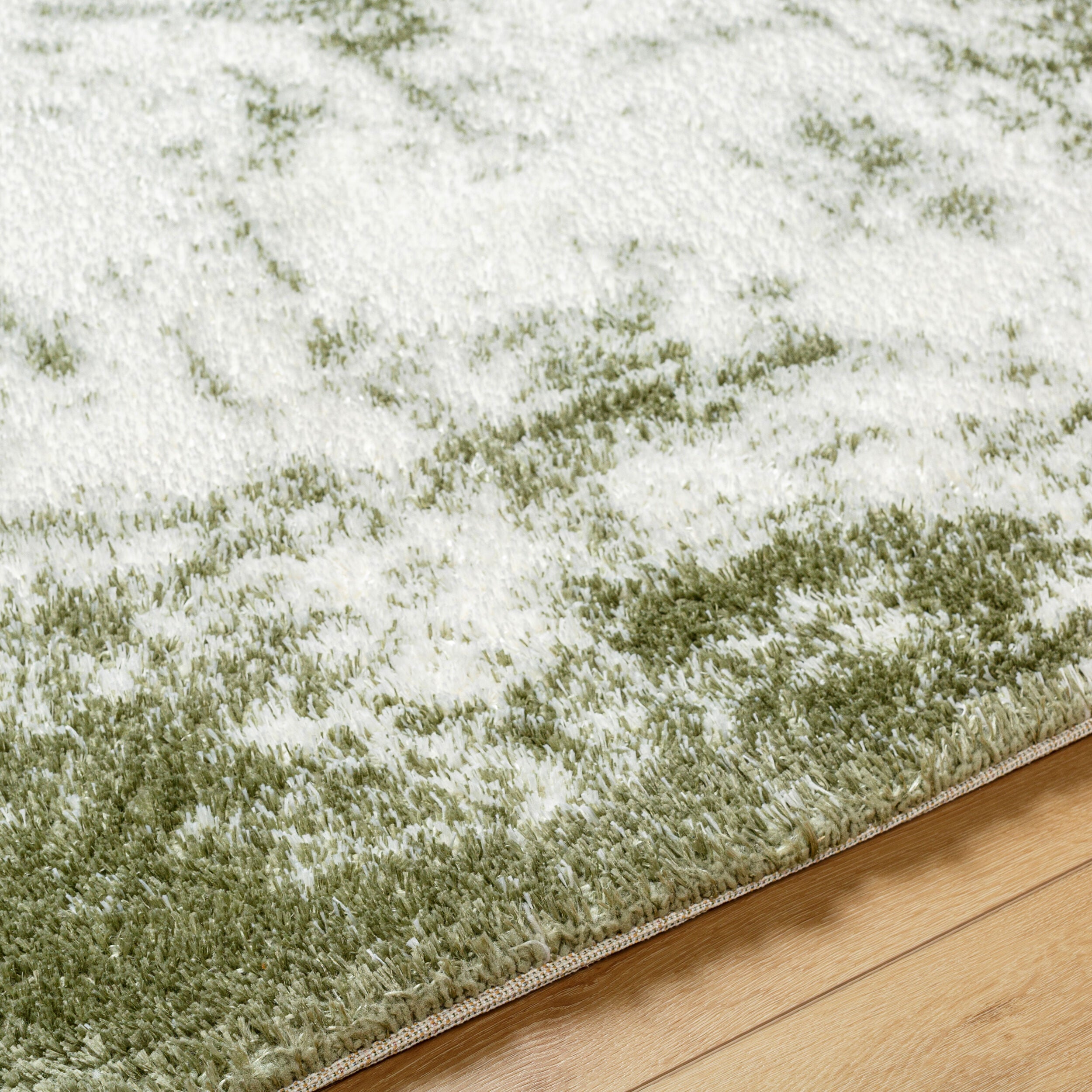 Surya Cloudy Shag CDG-2329 Off-White Area Rug by LIVABLISS