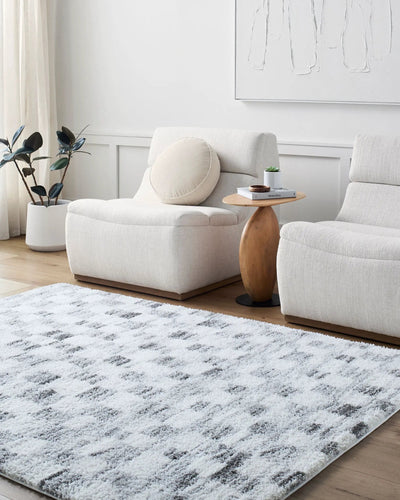 LIVABLISS Cloudy Shag CDG-2332 Ivory Area Rug