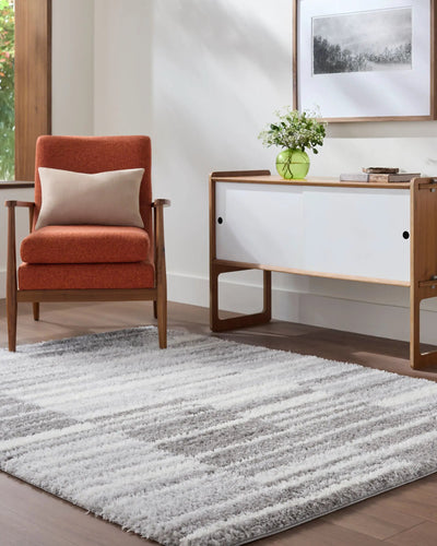 LIVABLISS Cloudy Shag CDG-2334 Gray Area Rug