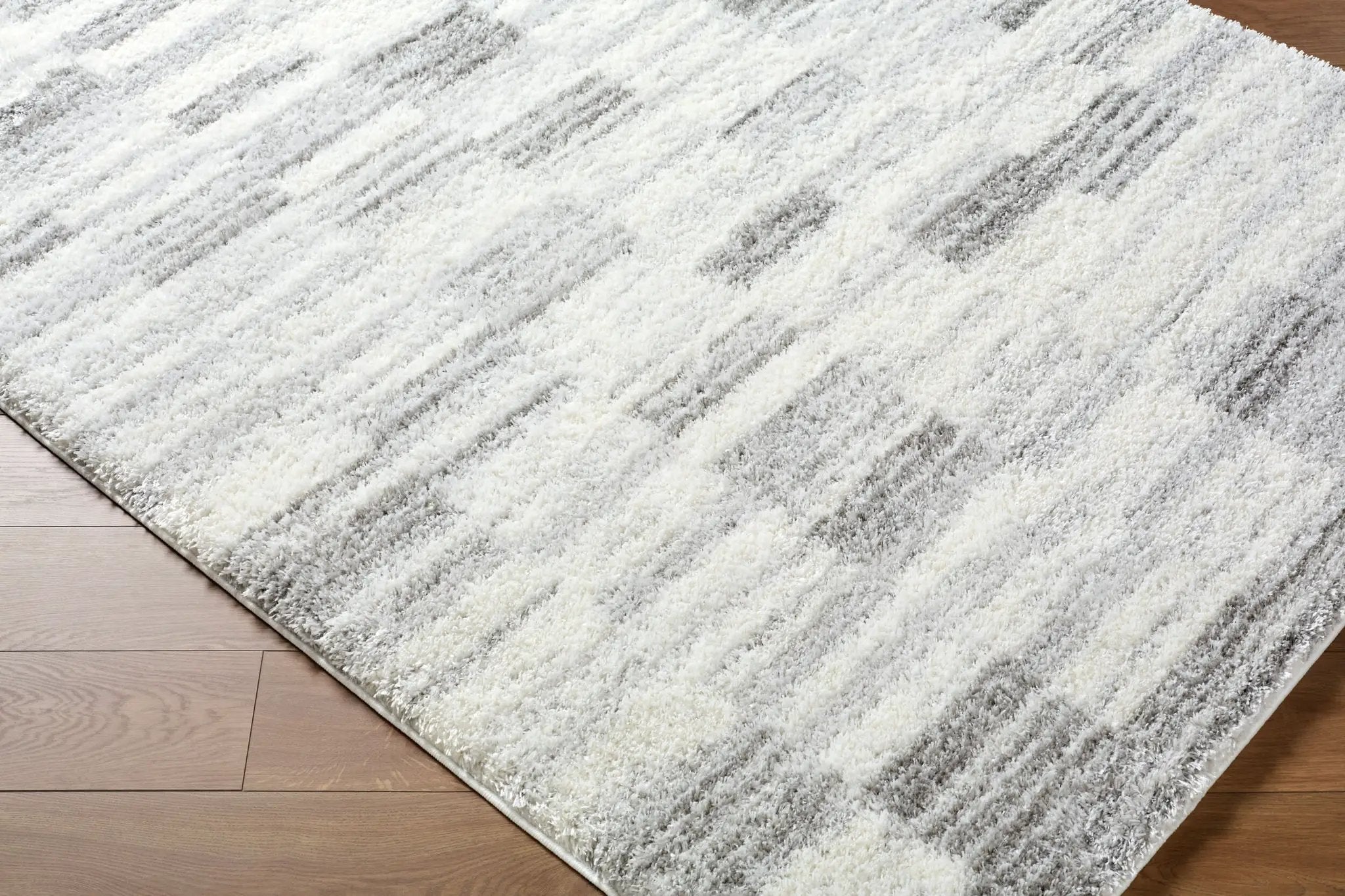 Cloudy Shag CDG-2337 Light-Beige Area Rug by LIVABLISS