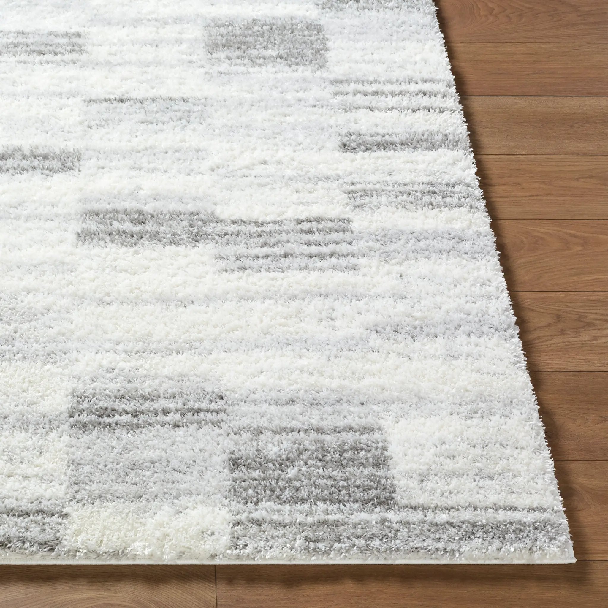 Cloudy Shag CDG-2337 Light-Beige Area Rug by LIVABLISS