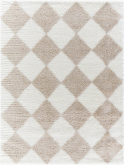 LIVABLISS Cloudy Shag CDG-2338 Light-Beige Area Rug