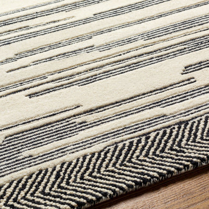 Surya Cherokee CHK-2308 Black Area Rug by LIVABLISS