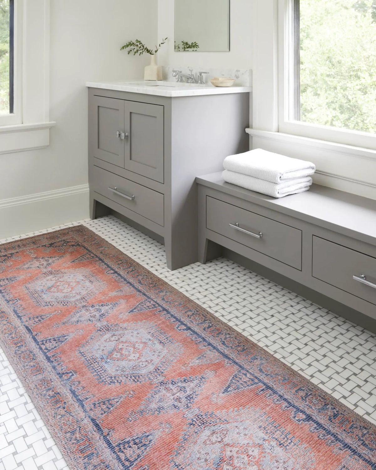 LIVABLISS Colin CLN-2306 Orange Area Rug