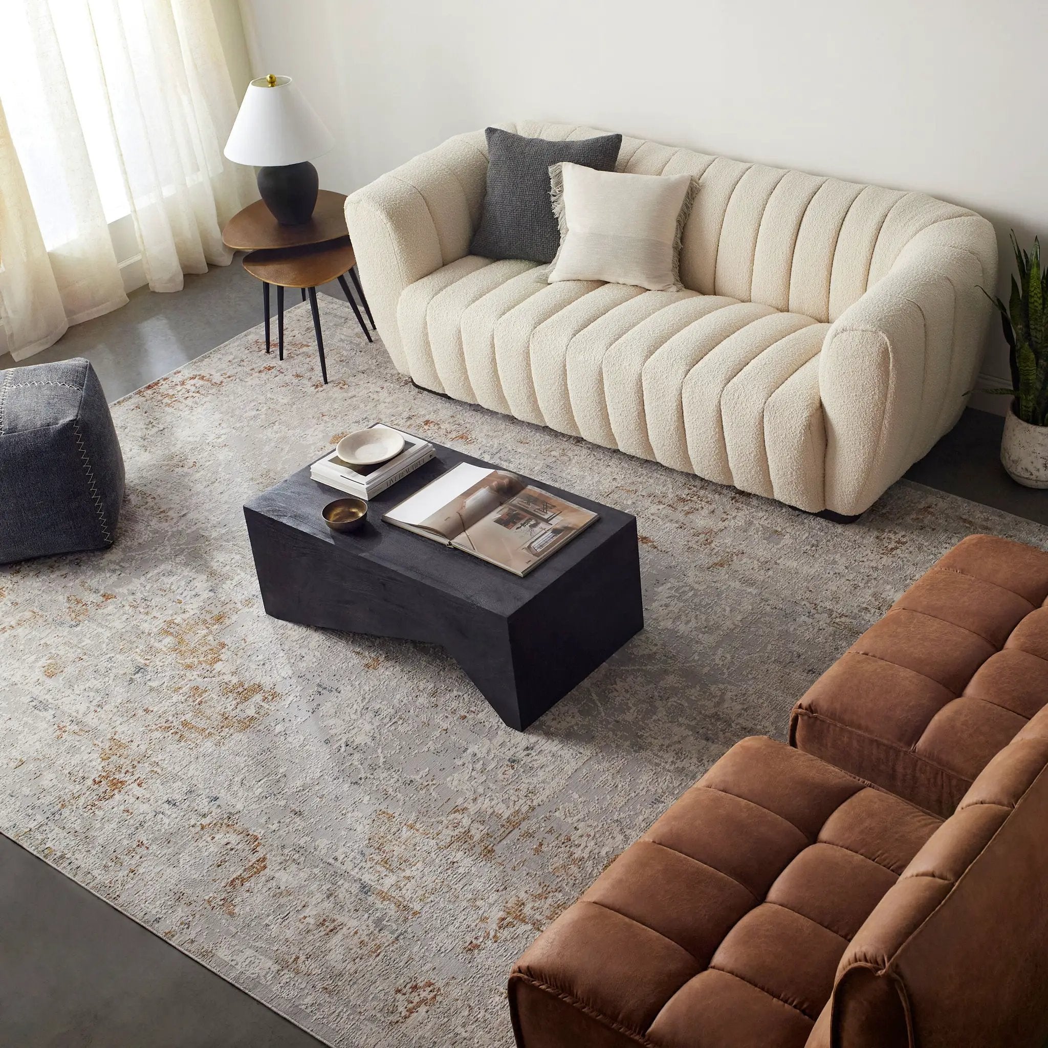 Carmel CRL-2307 Light Gray Area Rug by LIVABLISS