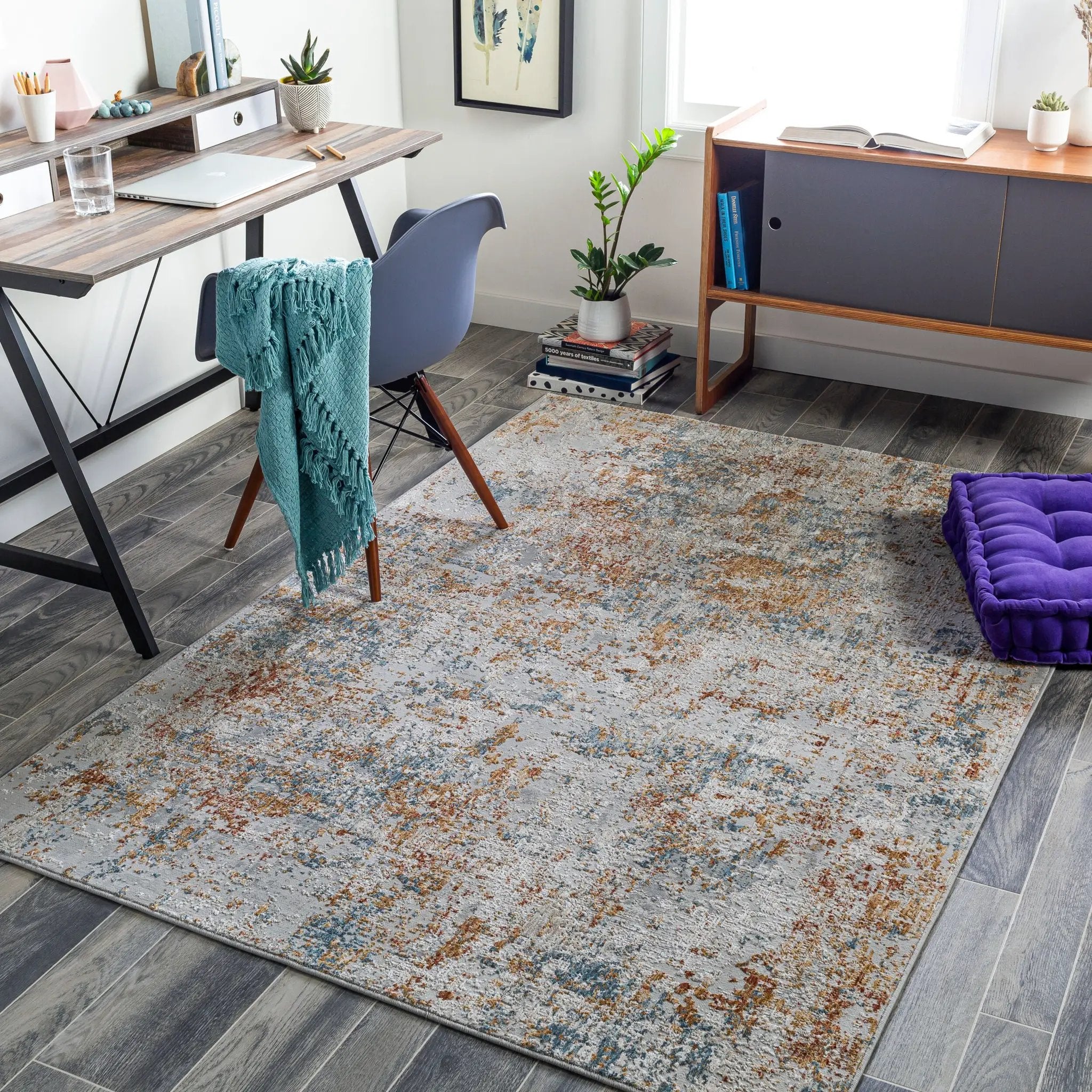 Carmel CRL-2316 Multicolor Area Rug by LIVABLISS
