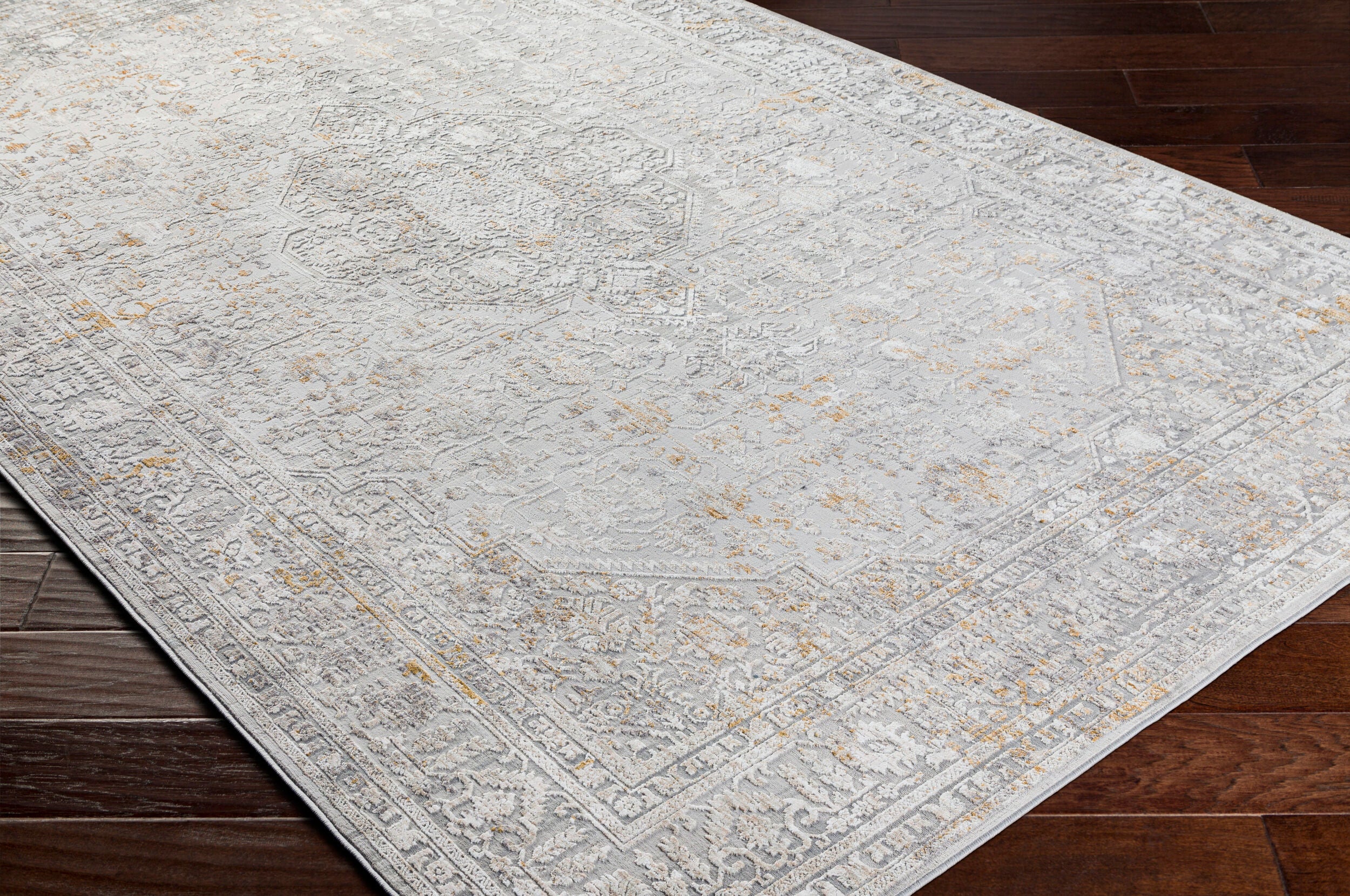 LIVABLISS Carmel CRL-2318 Light Gray Area Rug