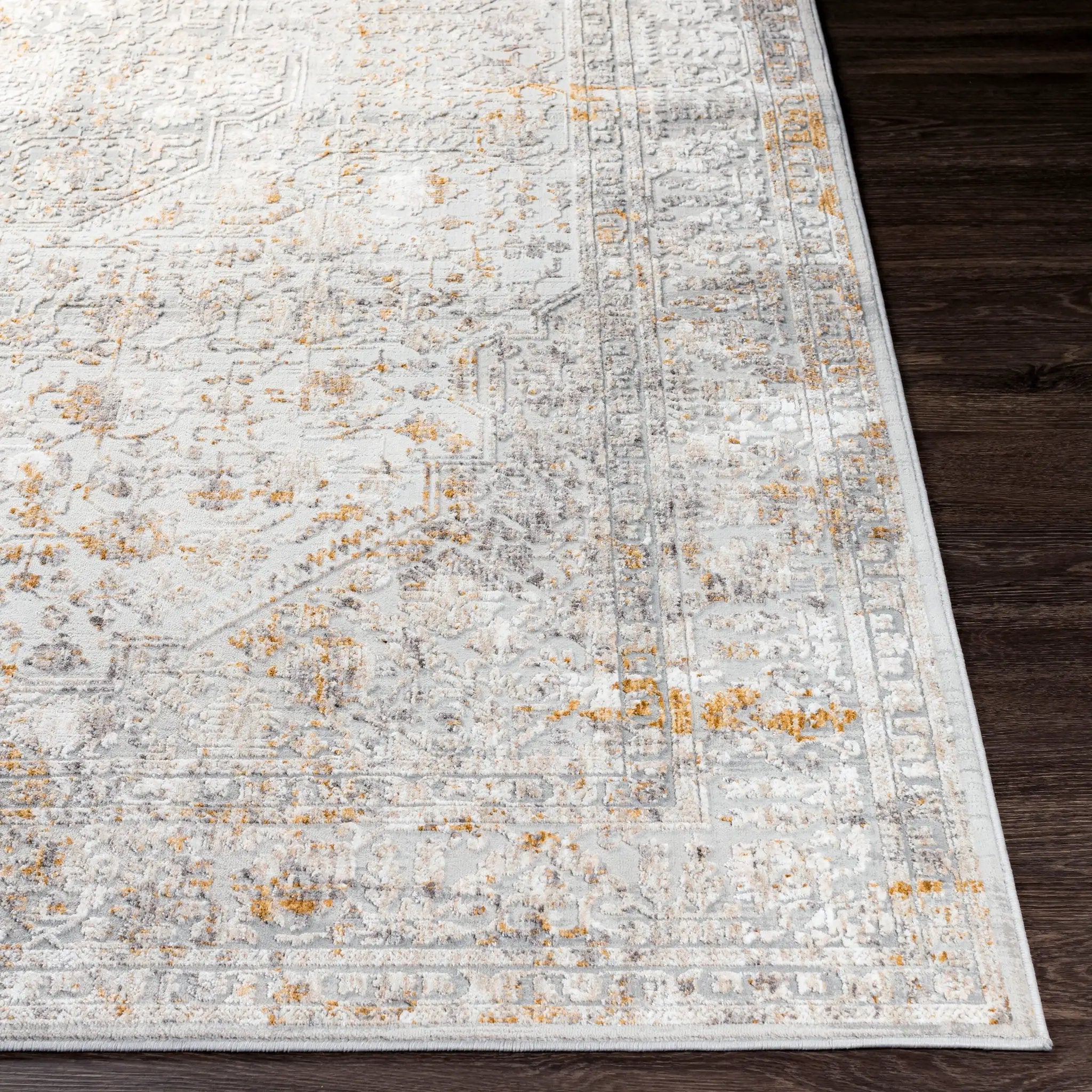 Carmel CRL-2318 Light Gray Area Rug by LIVABLISS