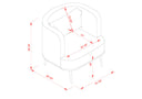 LIVABLISS Carmine CRMN-001 Accent Chair
