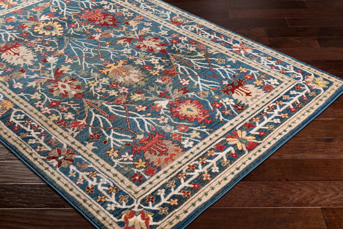LIVABLISS Crafty CRT-2308 Blue Area Rug