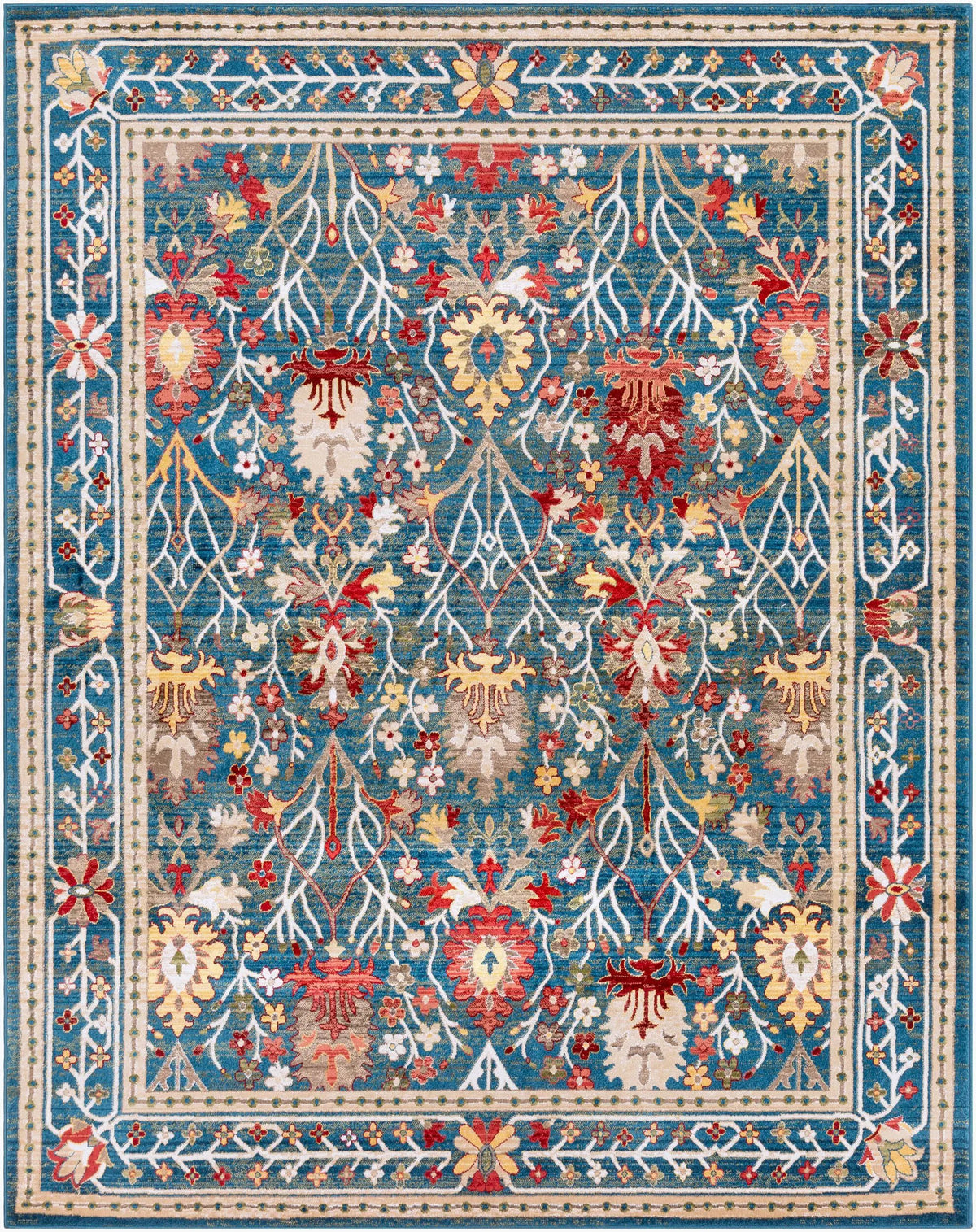 LIVABLISS Crafty CRT-2308 Blue Area Rug