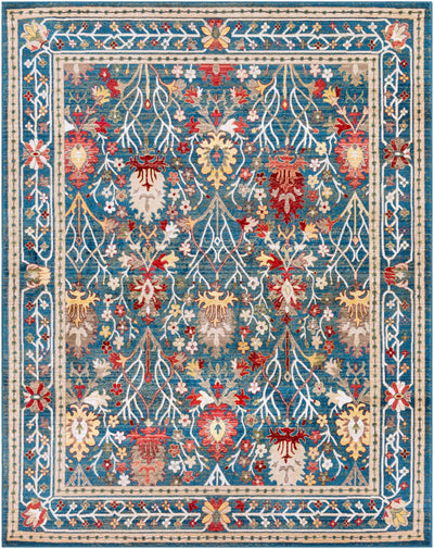 LIVABLISS Crafty CRT-2308 Blue Area Rug