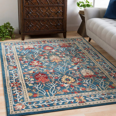 LIVABLISS Crafty CRT-2308 Blue Area Rug