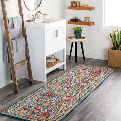 LIVABLISS Crafty CRT-2308 Blue Area Rug