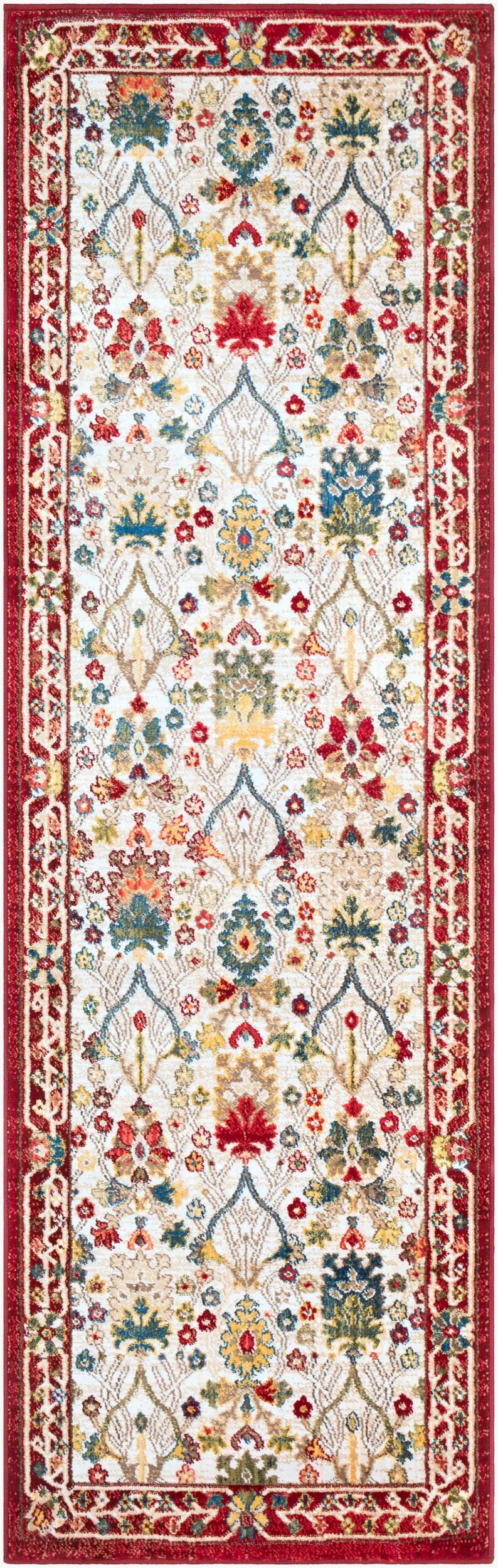 LIVABLISS Crafty CRT-2309 Red Area Rug