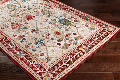 LIVABLISS Crafty CRT-2309 Red Area Rug