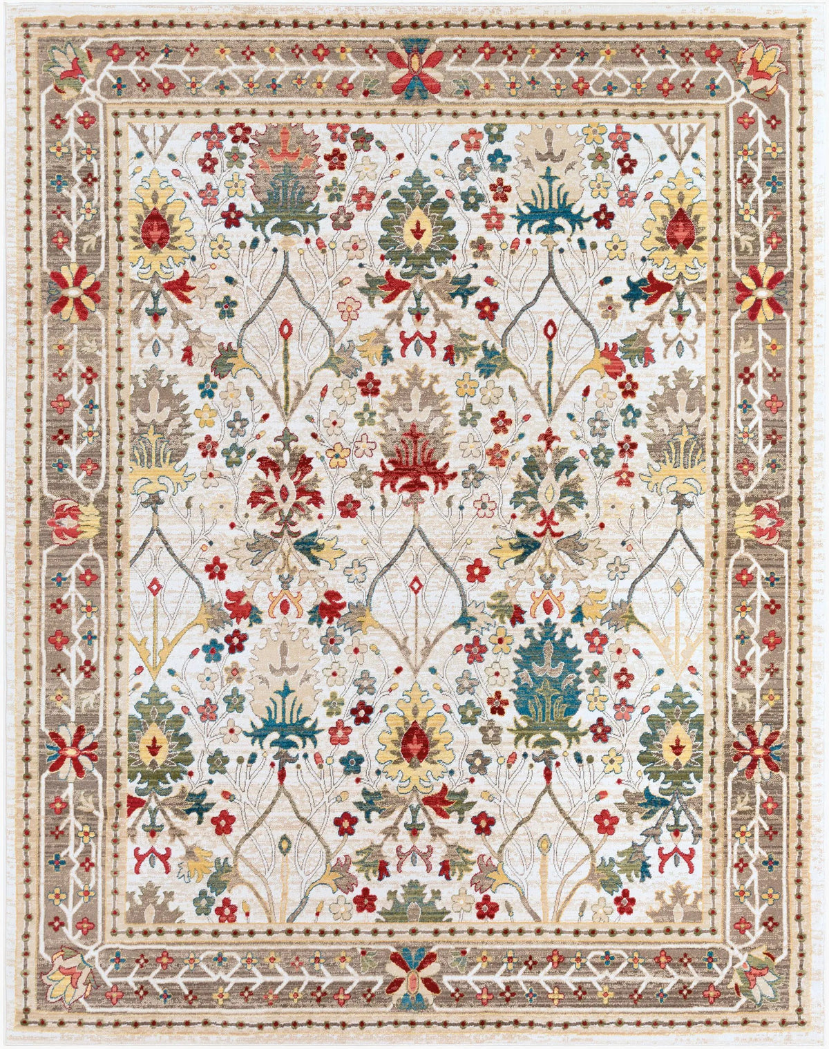 LIVABLISS Crafty CRT-2311 Brown Area Rug