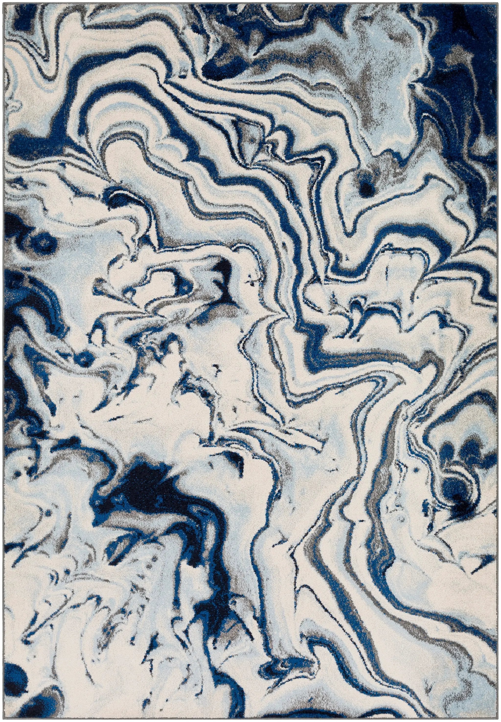 Chelsea CSA-2320 Blue Area Rug by LIVABLISS