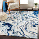 Surya Chelsea CSA-2320 Blue Area Rug by LIVABLISS