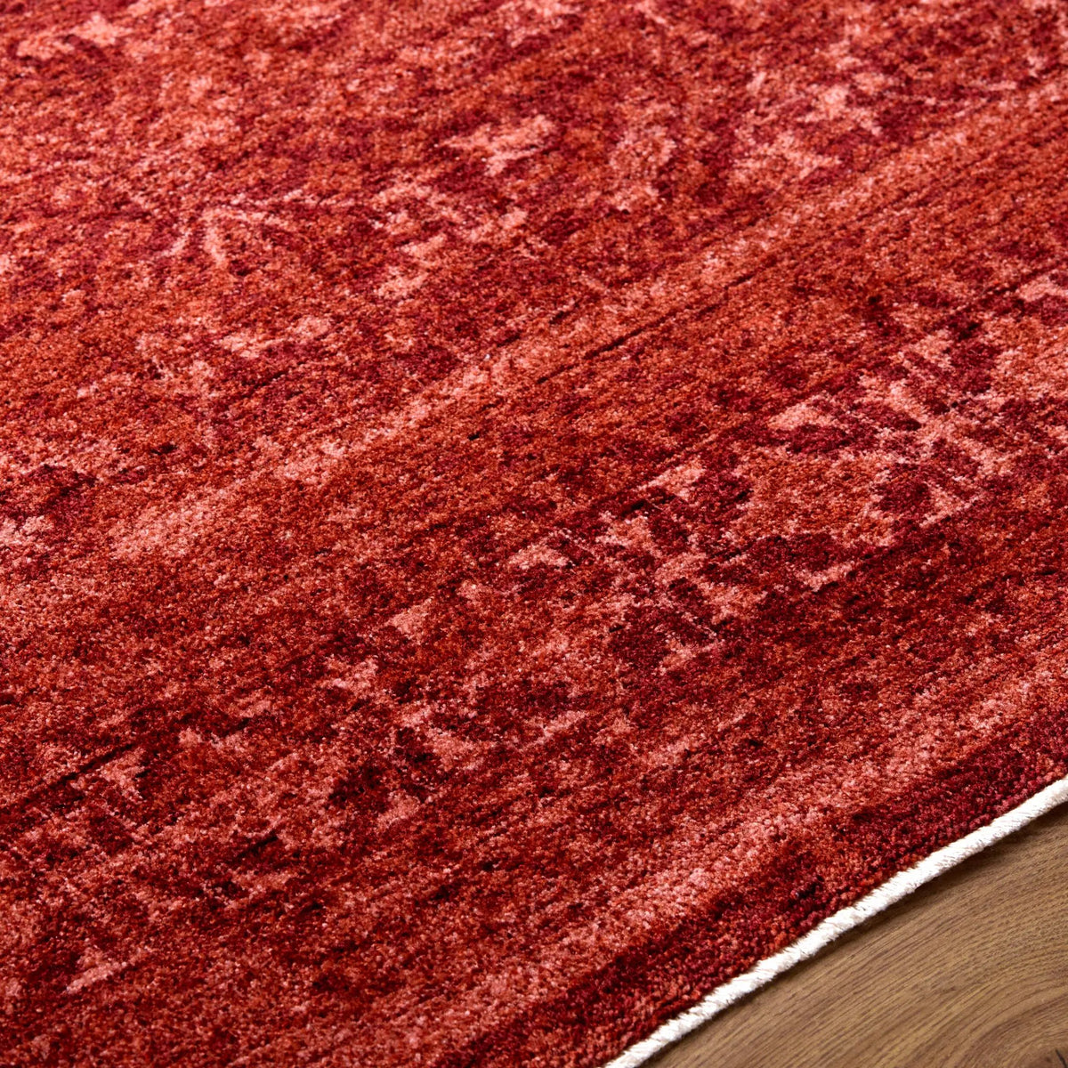 Cyrus CYR-2301 Burgundy / Rust Area Rug by LIVABLISS