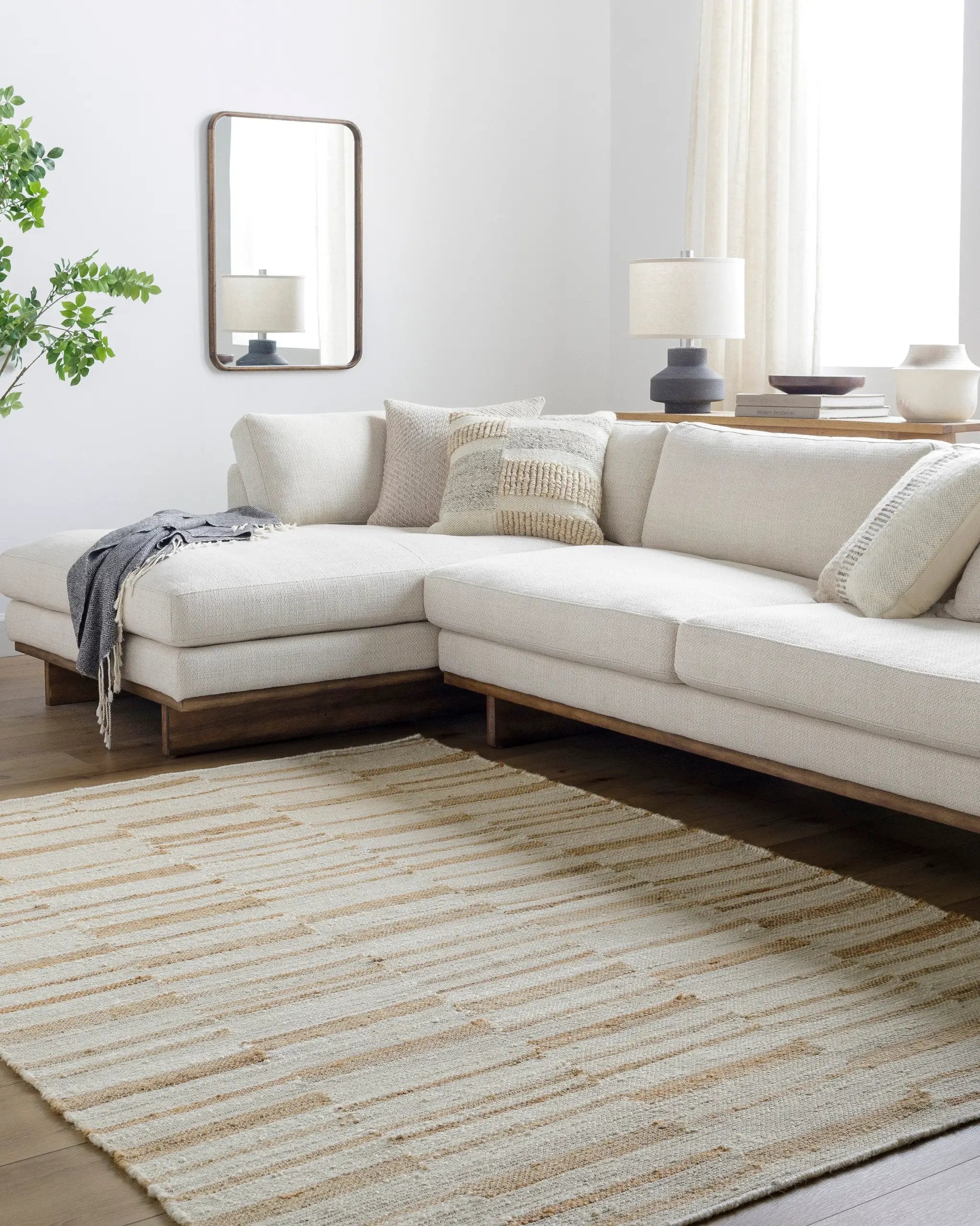 Diane DAI-2307 Cream Area Rug by LIVABLISS