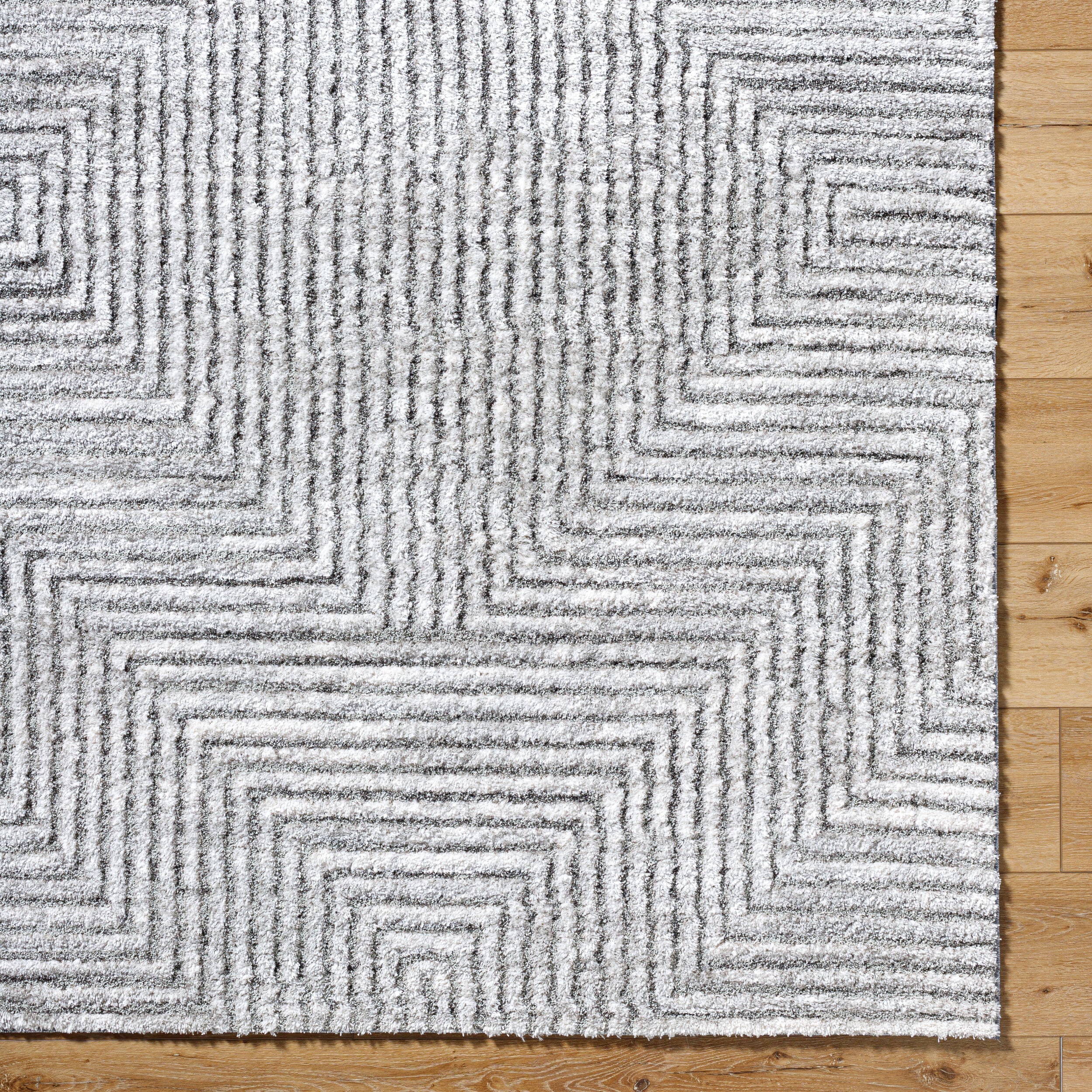 Surya Delight Shag DEL-2309 Seafoam Area Rug by LIVABLISS